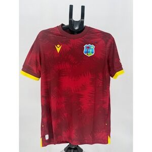 NWT West Indies Cricket Team Jersey Men M Macron Matchday Performance Shirt